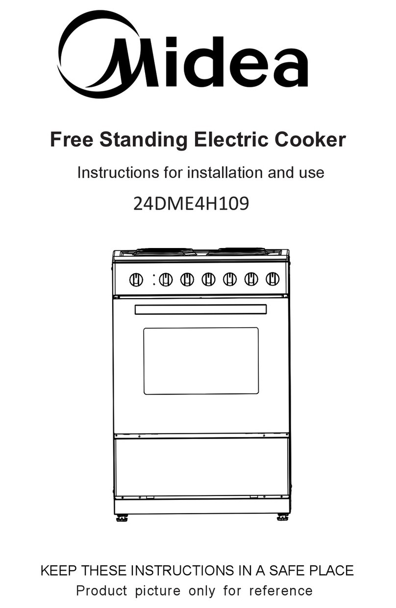 Midian 24DME4H109 Instructions for installation and use