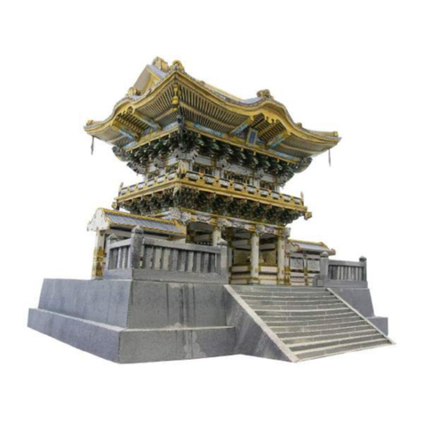 Canon Creative Park Nikko Toshogu Shrine Yomeimon Assembly instructions Canon Creative Park Nikko Toshogu Shrine Yomeimon Assembly instructions