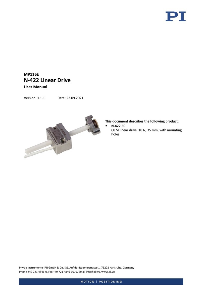 PI N-422 user manual