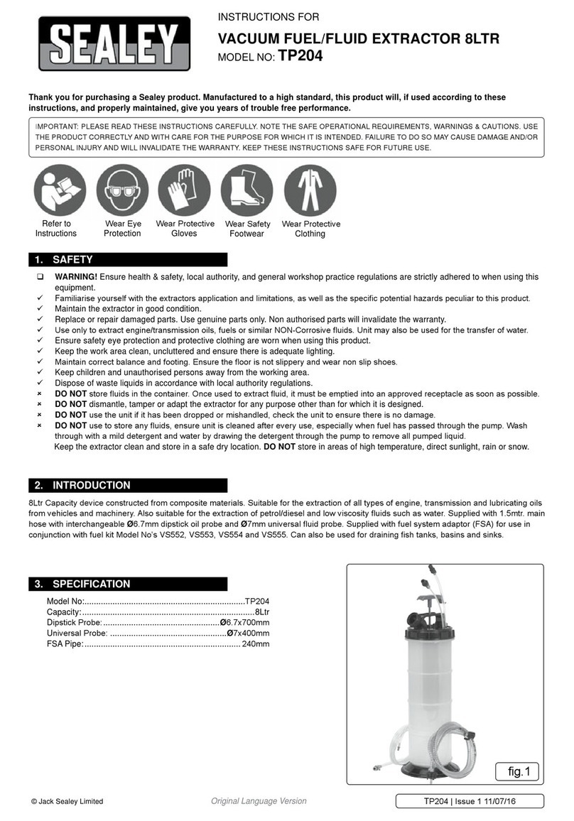 Sealey TP204 User manual