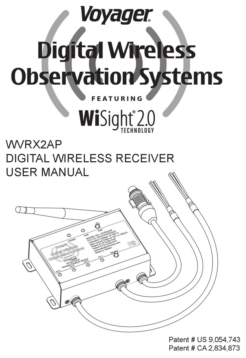 Voyager WVRX2AP User manual