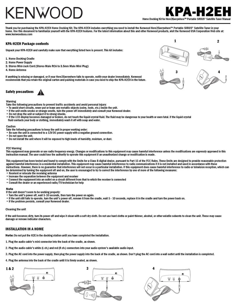 Kenwood KPA-H2EH manual