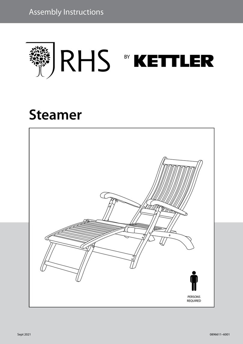 Kettler RHS Steamer User manual Kettler RHS Steamer User manual