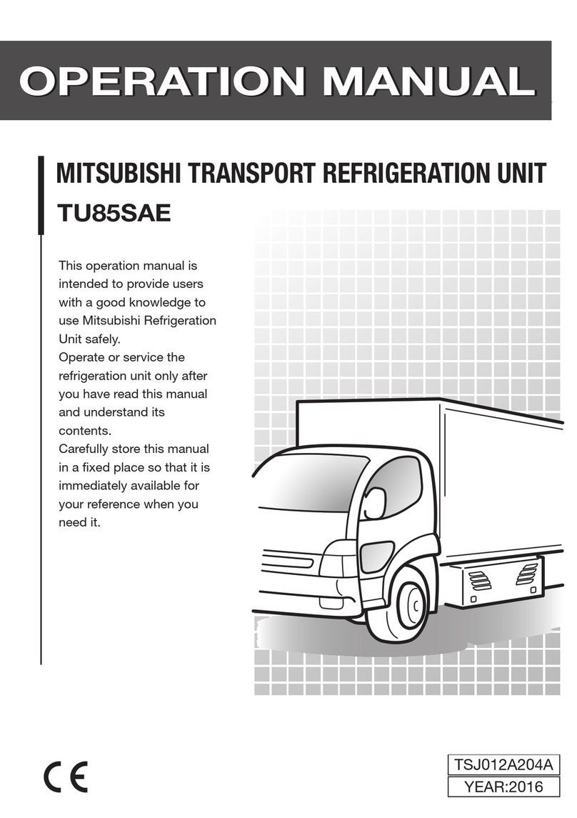 Mitsubishi Heavy Industries TU85SAE Operation manual