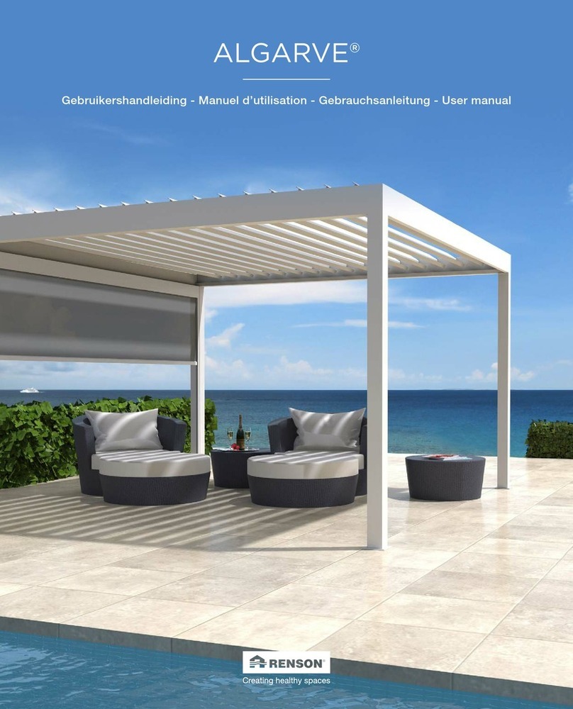 Renson Algarve User manual Renson Algarve User manual