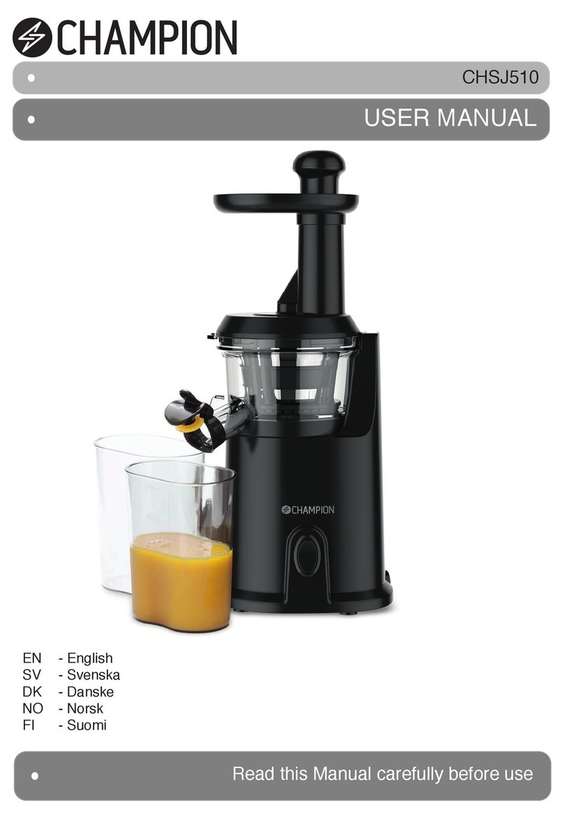 Champion CHSJ510 User manual