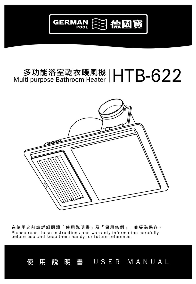 German pool HTB-622 user manual