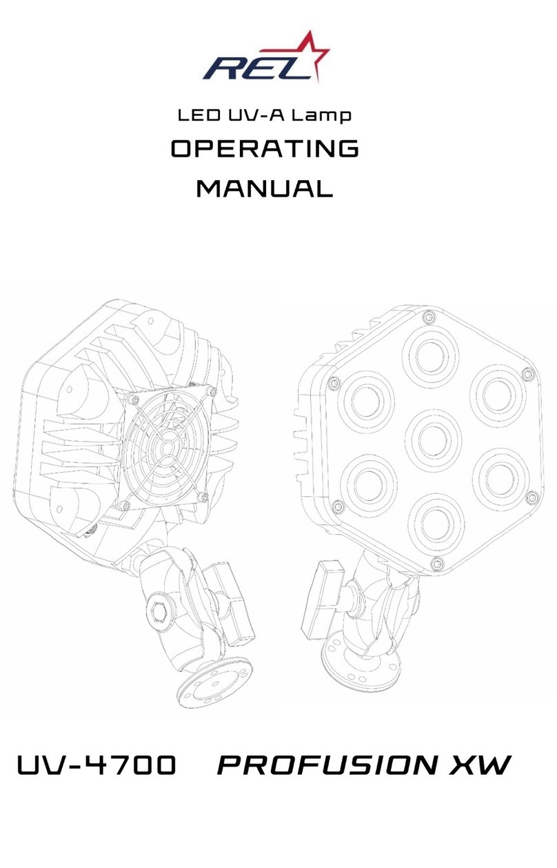 REL Profusion XW UV-4700 User manual