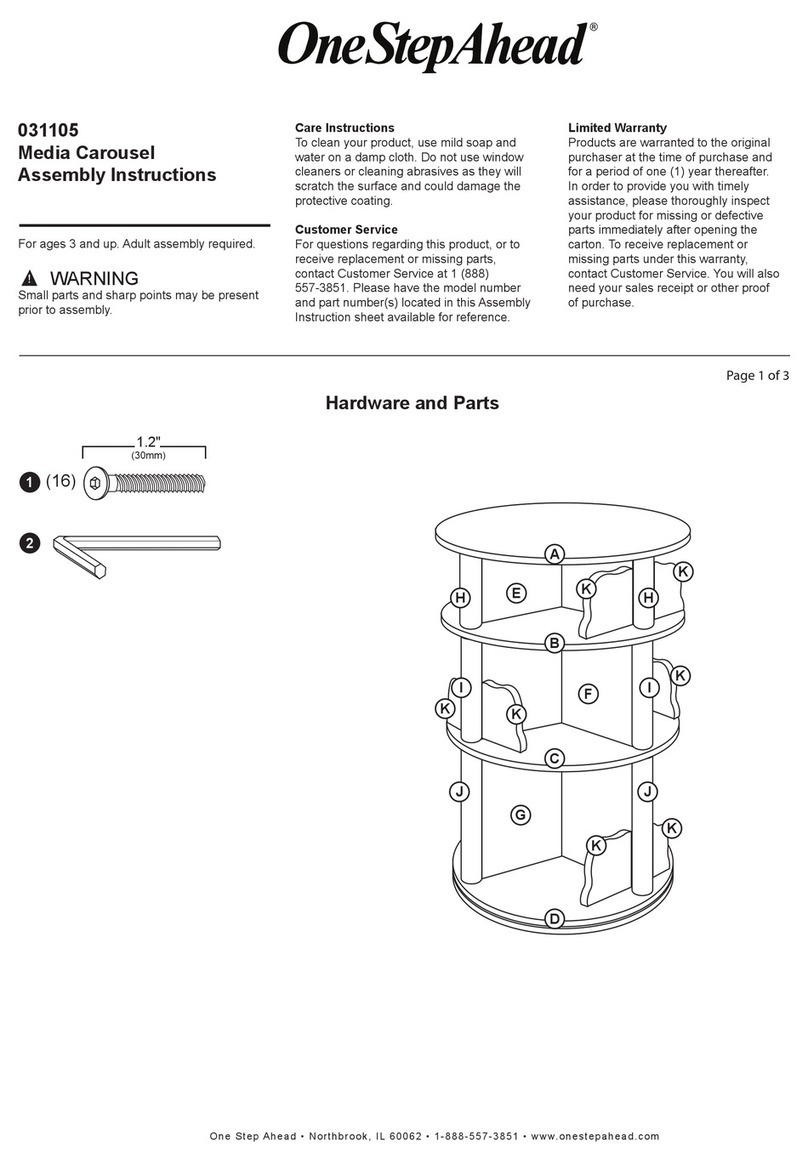 One Step Ahead 031105 Assembly instructions
