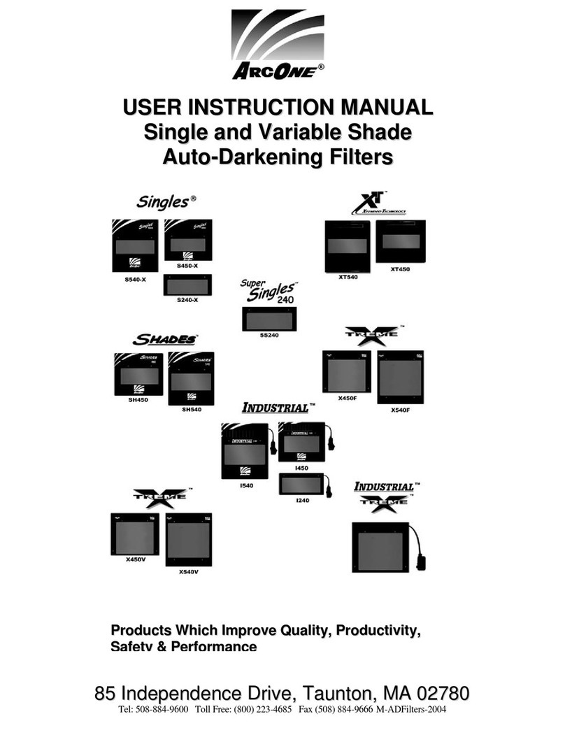 ArcOne Singles S540-X User instruction manual