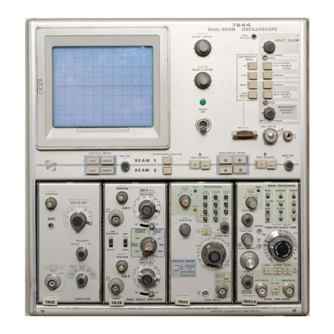 Tektronix 7844 User manual