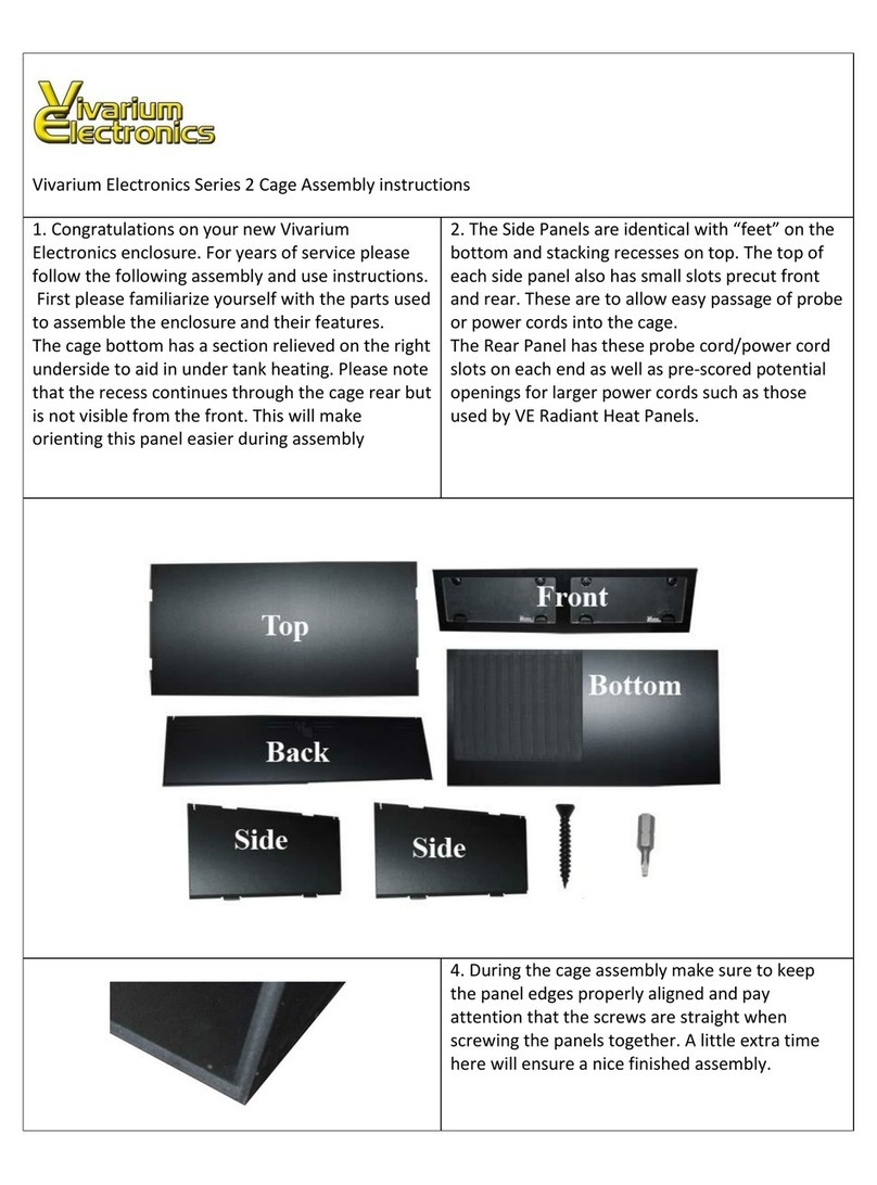 Vivarium Electronics 2 Series Assembly instructions