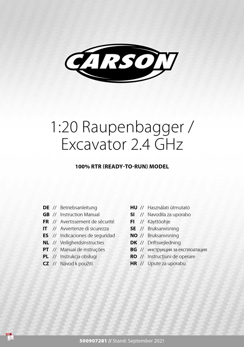 Carson 100% RTR User manual