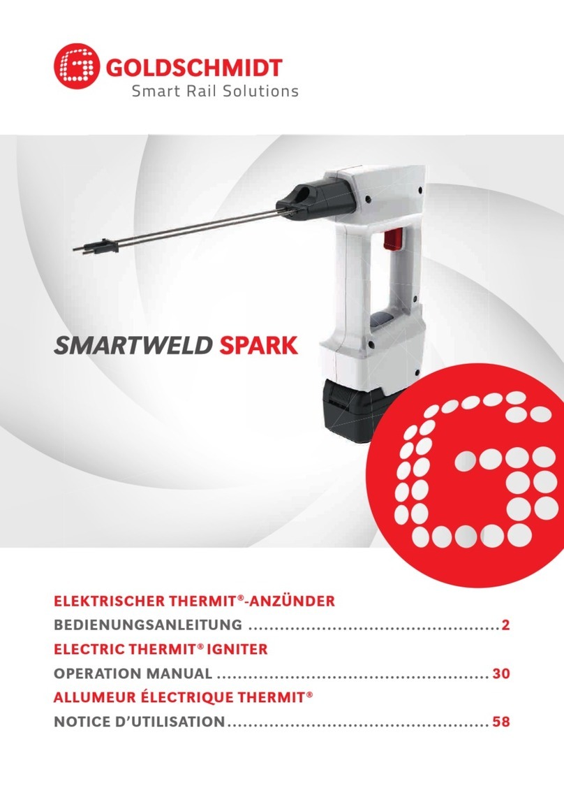 Goldschmidt SMARTWELD SPARK Operation manual Goldschmidt SMARTWELD SPARK Operation manual