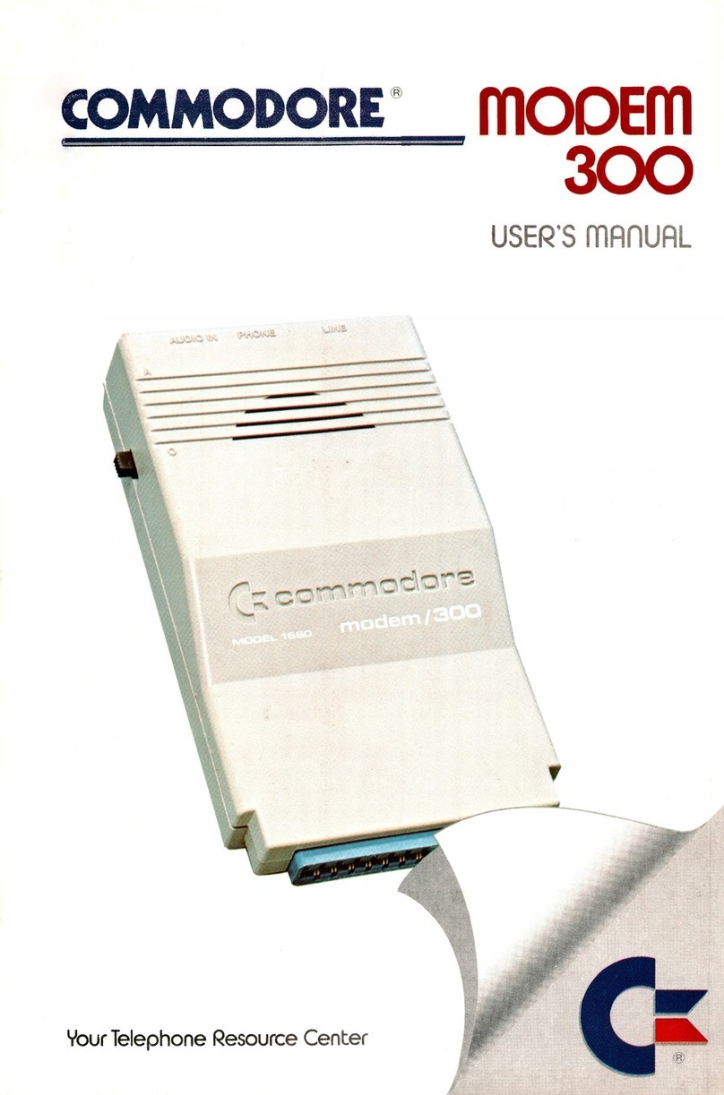 Commodore modem 300 user manual Commodore modem 300 user manual
