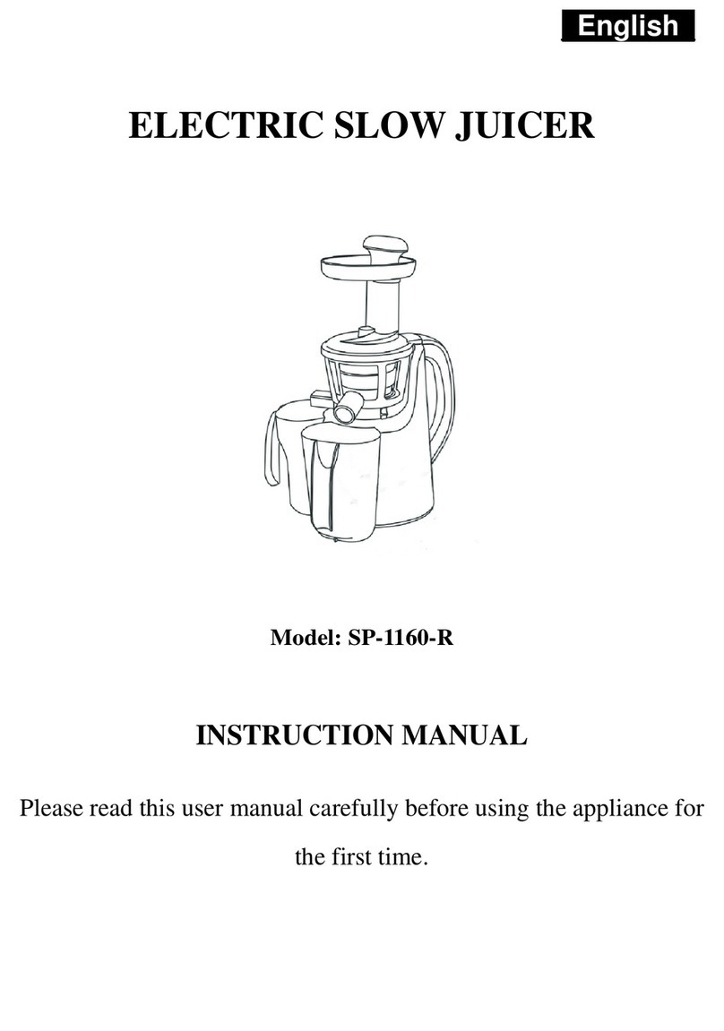 SAPIRHOME SP-1160-R User manual