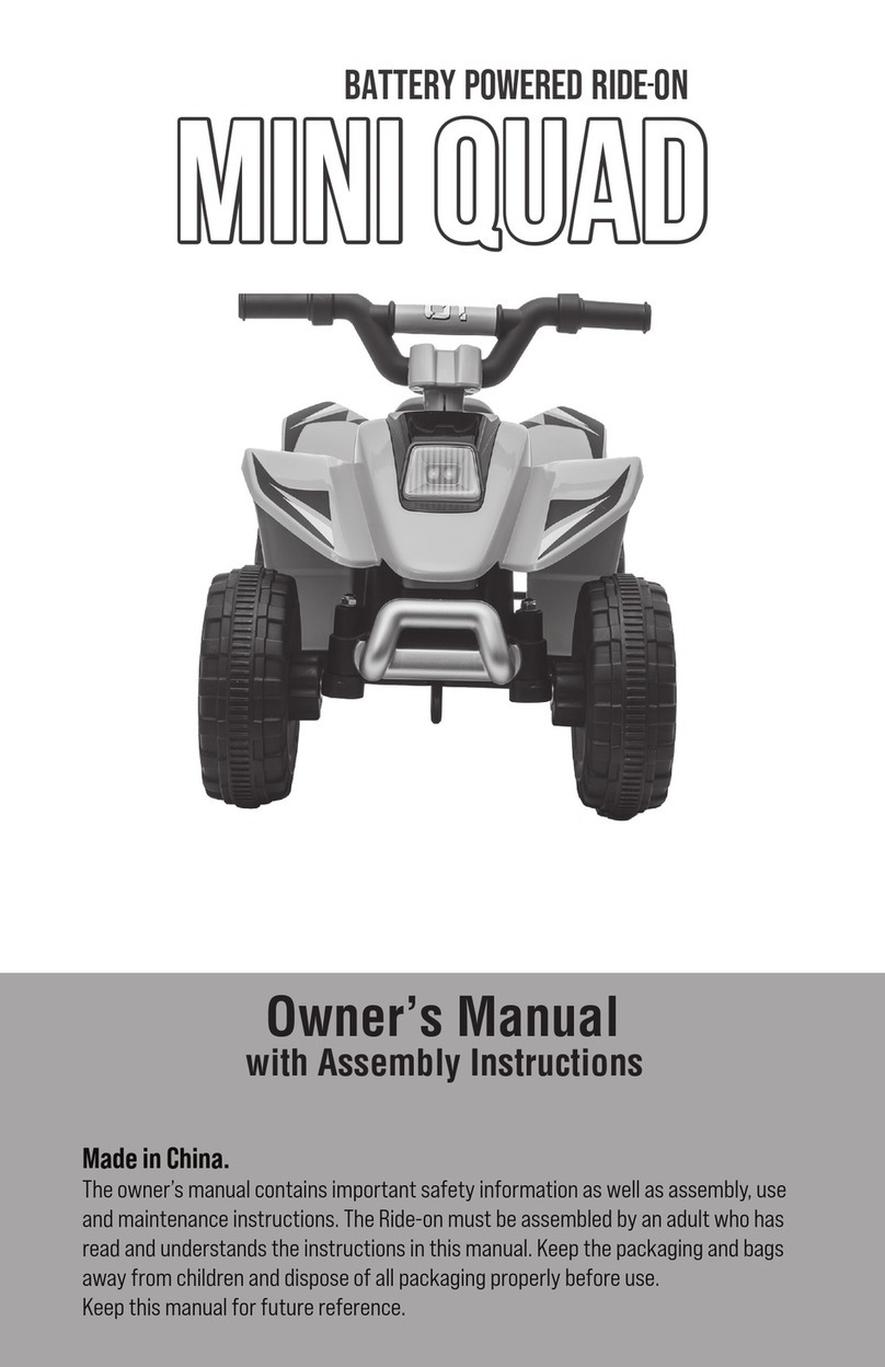 TDC USA Mini QUAD Owner's manual with assembly instructions