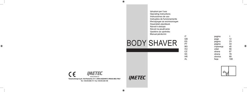 Imetec Hi-Man BS2 100 User manual
