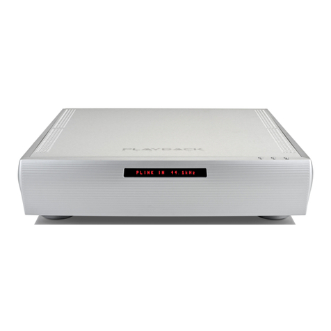 Playback Designs MPS-X user manual