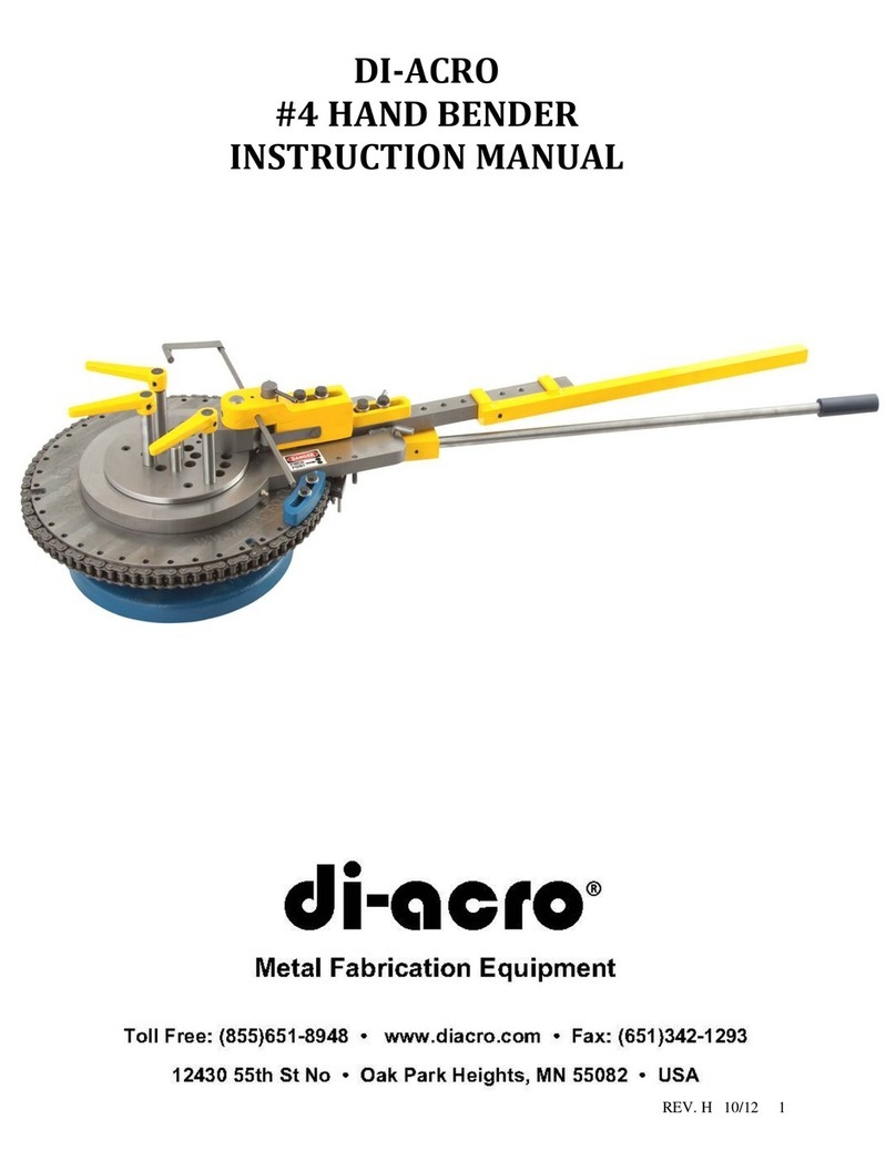 Di-Acro 4 Bender instruction manual