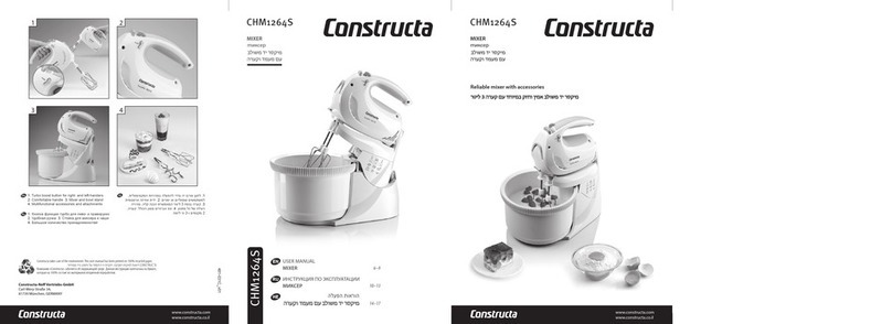 CONSTRUCTA CHM1264S user manual
