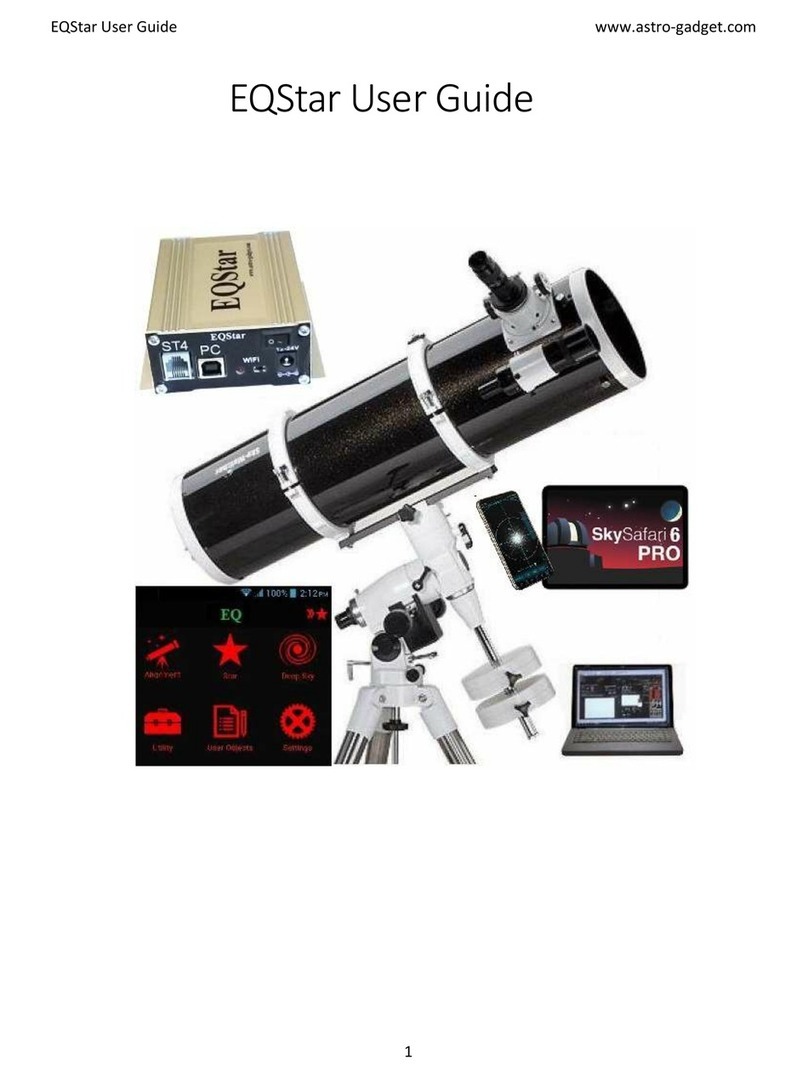 AstroGadget EQStar user guide AstroGadget EQStar user guide