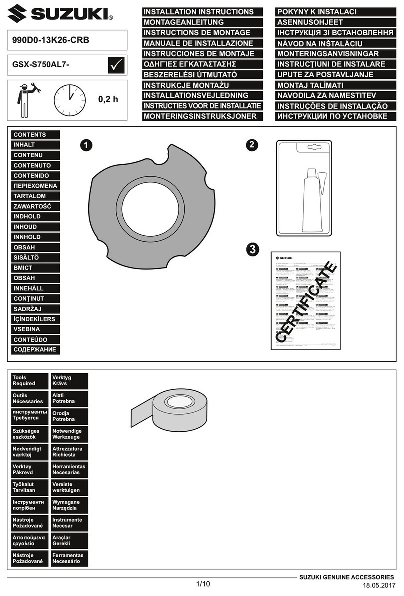 Suzuki 990D0-13K26-CRB installation instructions