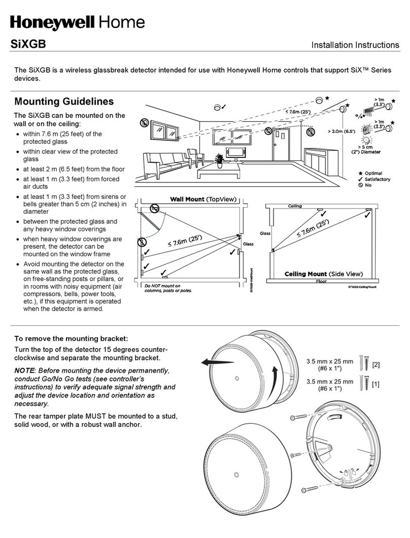 Honeywell Home SiX Series User manual