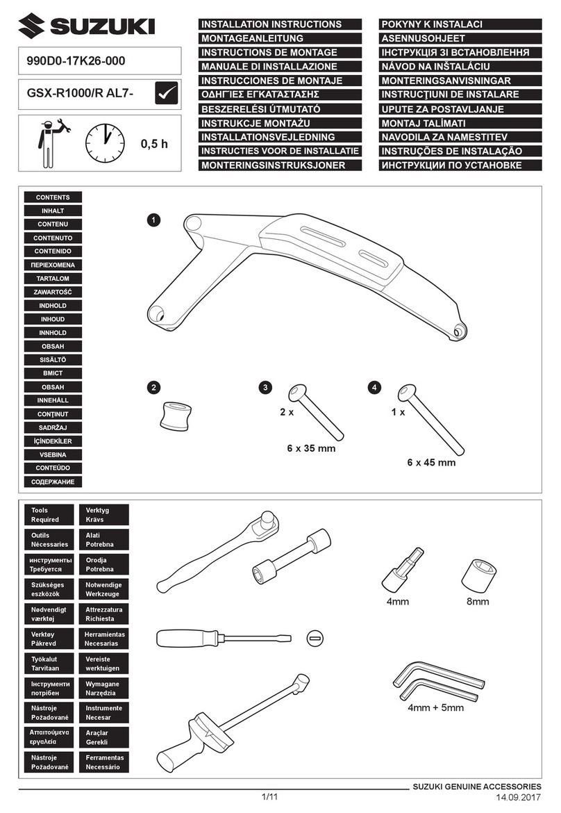 Suzuki 990D0-17K26-000 installation instructions