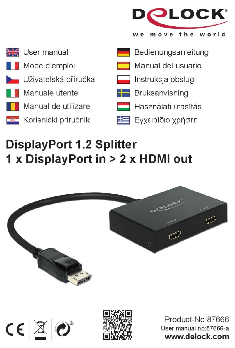 DeLOCK 87666 user manual