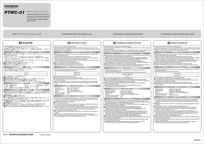 Olympus PTWC-01 instructions