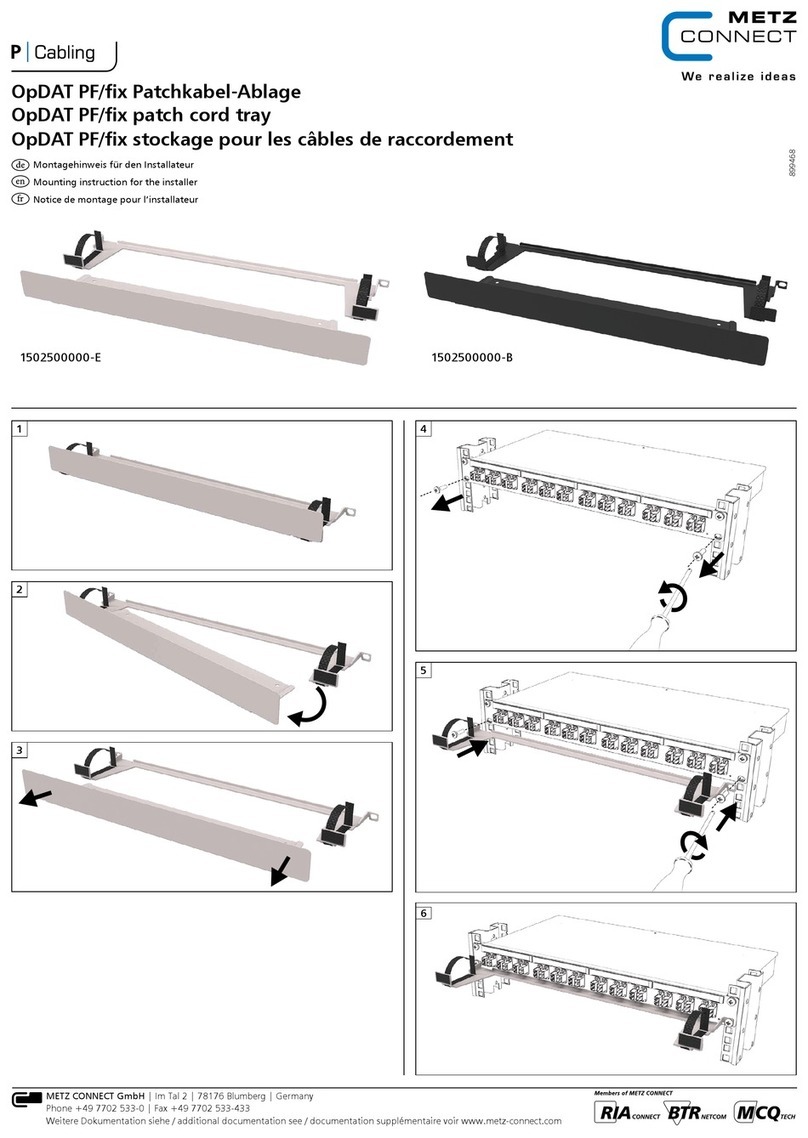 Metz Connect 1502500000-E Mounting instruction