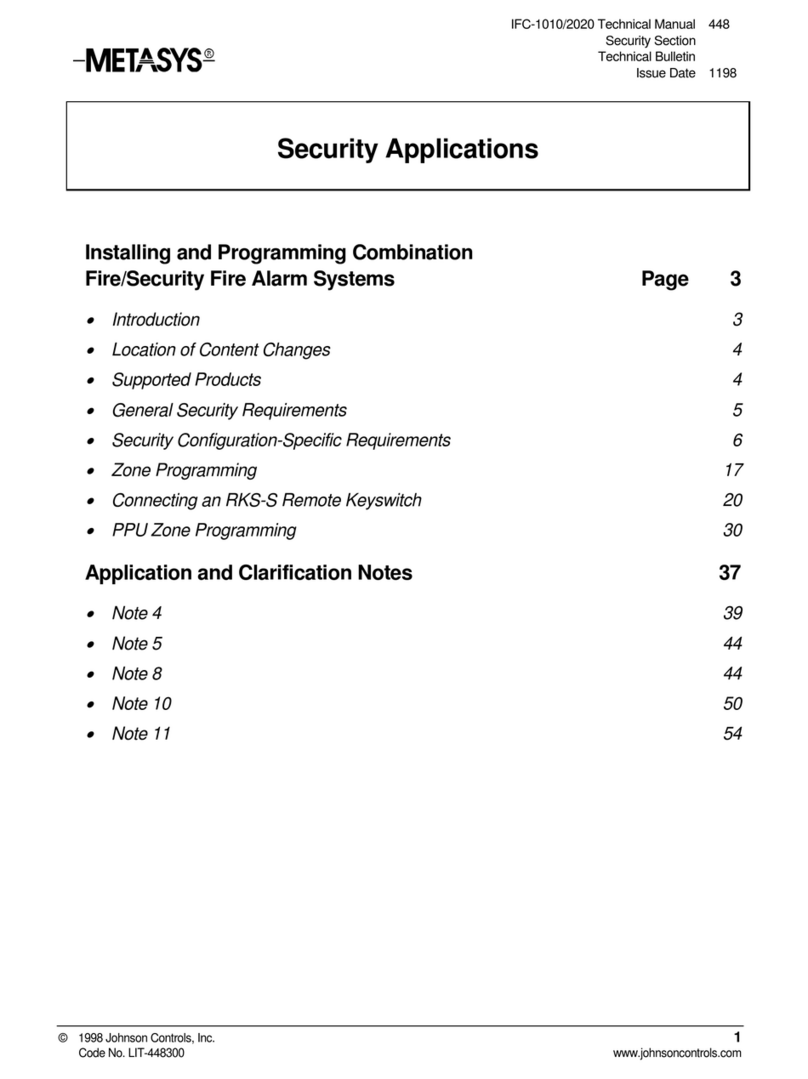 Metasys IFC-1010 Installing