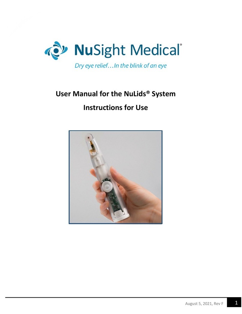 NuSight Medical NuLids user manual