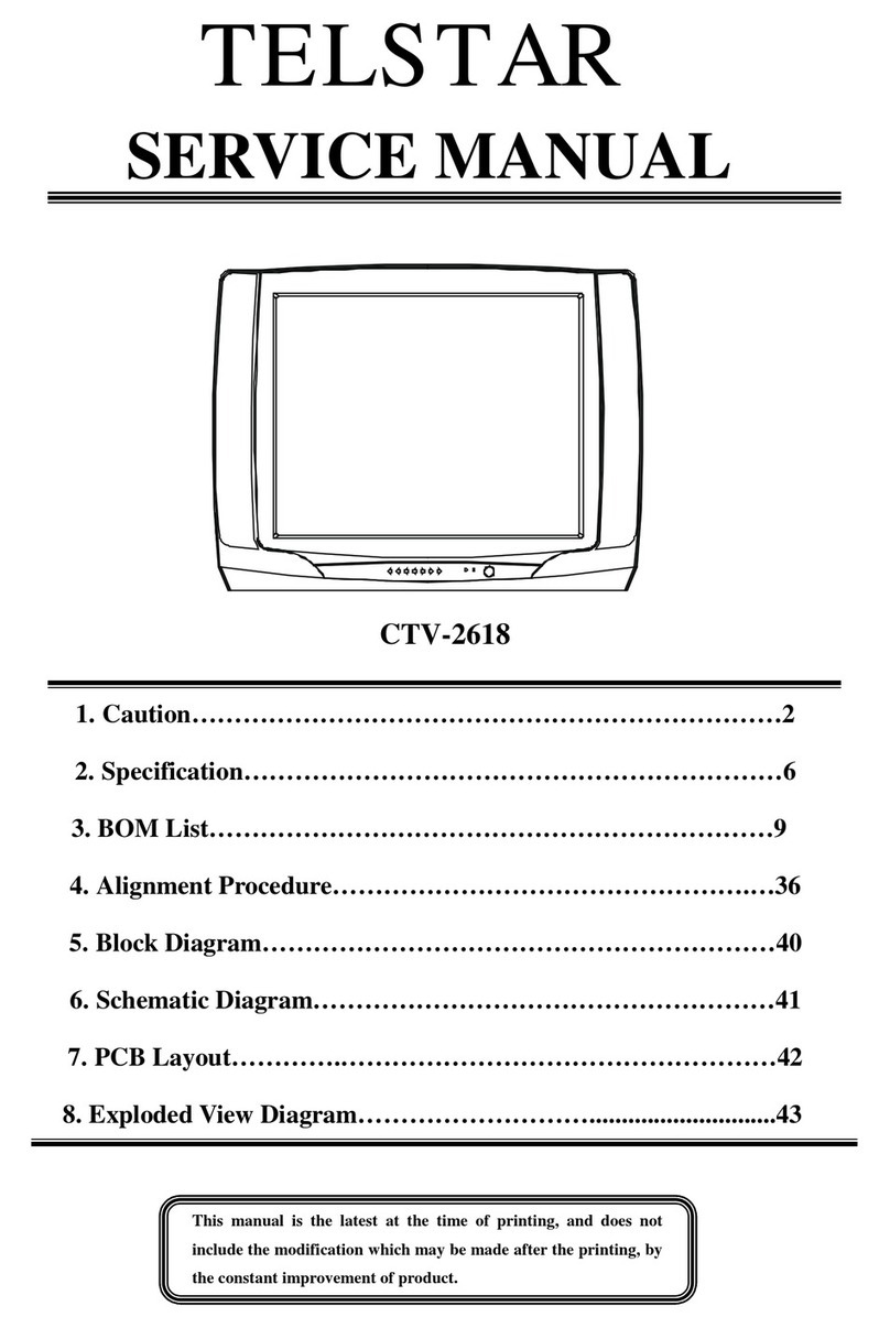 Telstar CTV-2618 Service manual