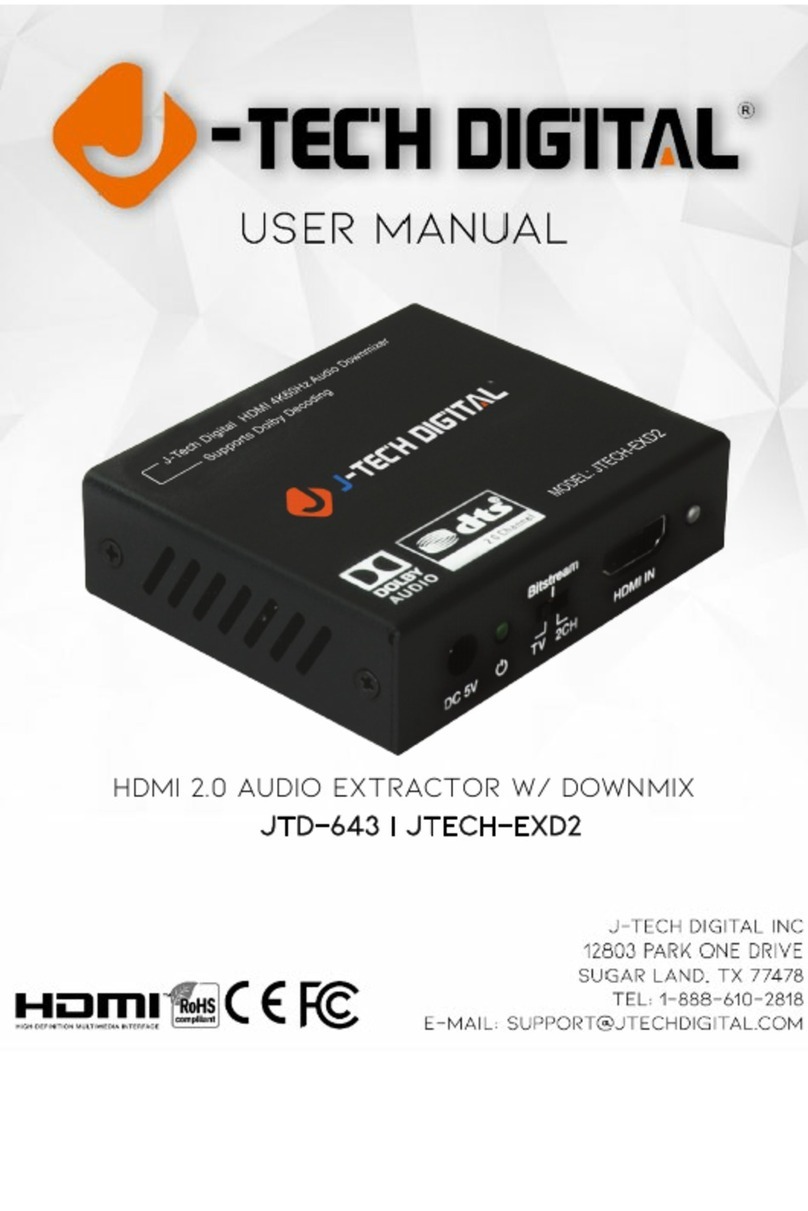 J-Tech Digital JTD-643 user manual
