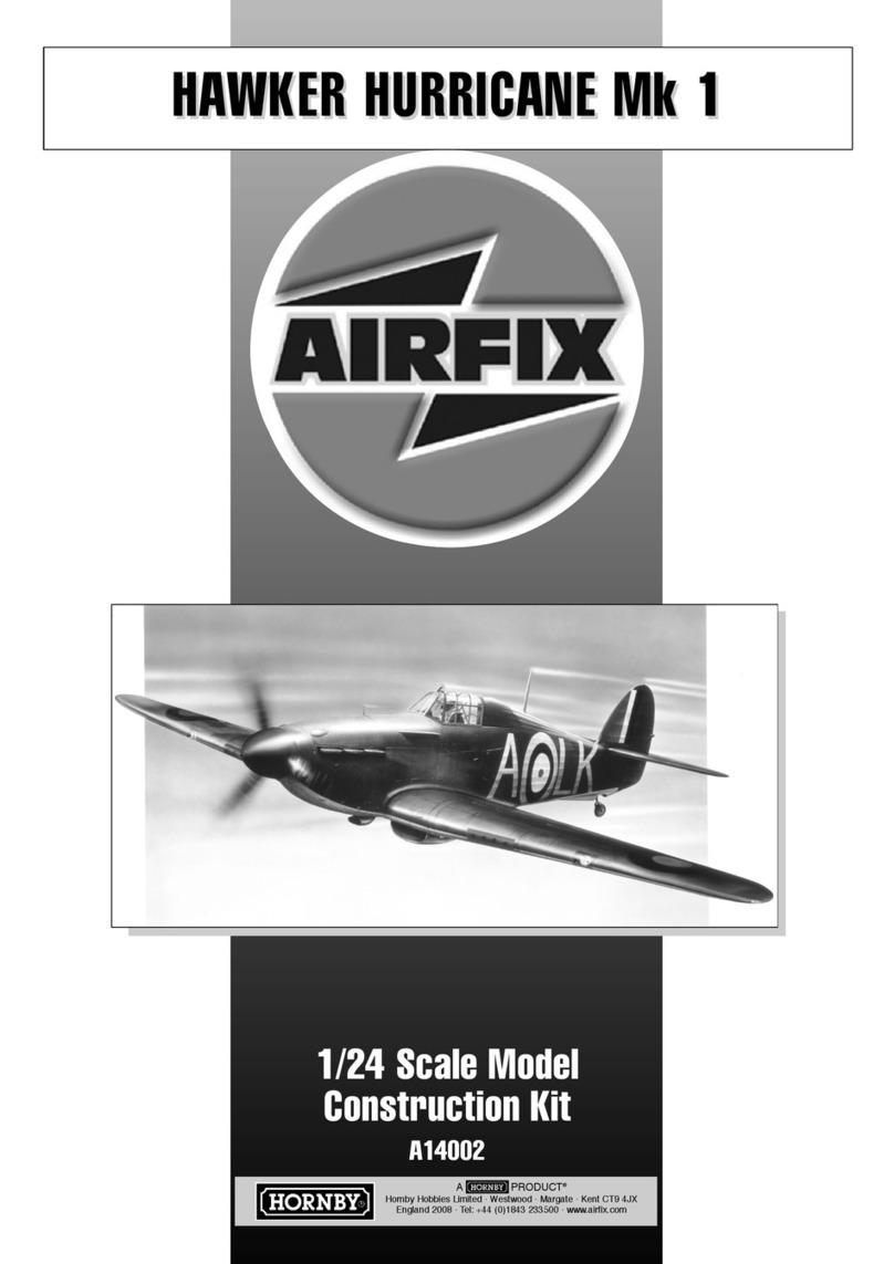 Hornby Airfix HAWKER HURRICANE Mk 1 HAWKER HURRICANE Mk 1... User manual