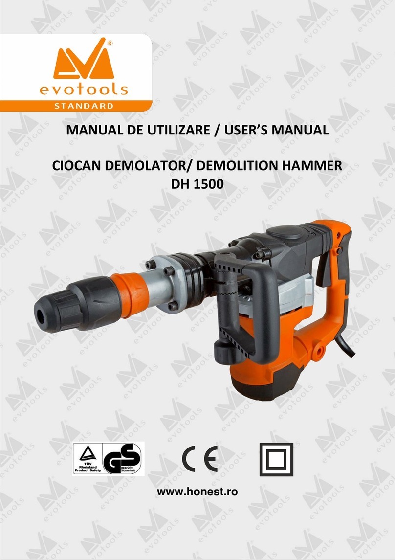 Evotools DH 1500 user manual