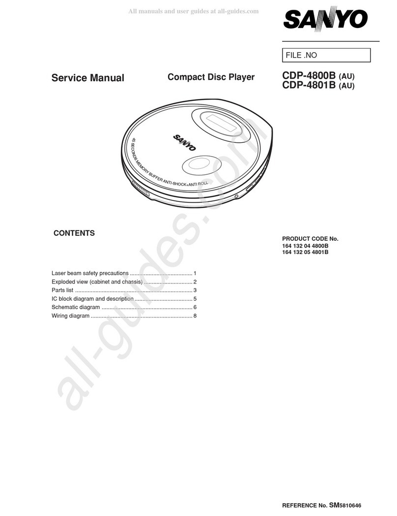 Sanyo CDP-4800B User manual Sanyo CDP-4800B User manual