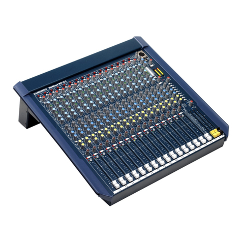 ALLEN & HEATH MixWizard WZ3 16:2 Operating and installation instructions