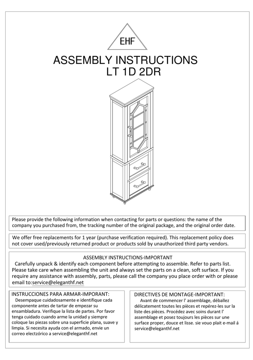 EHF LT 1D 2DR Assembly instructions