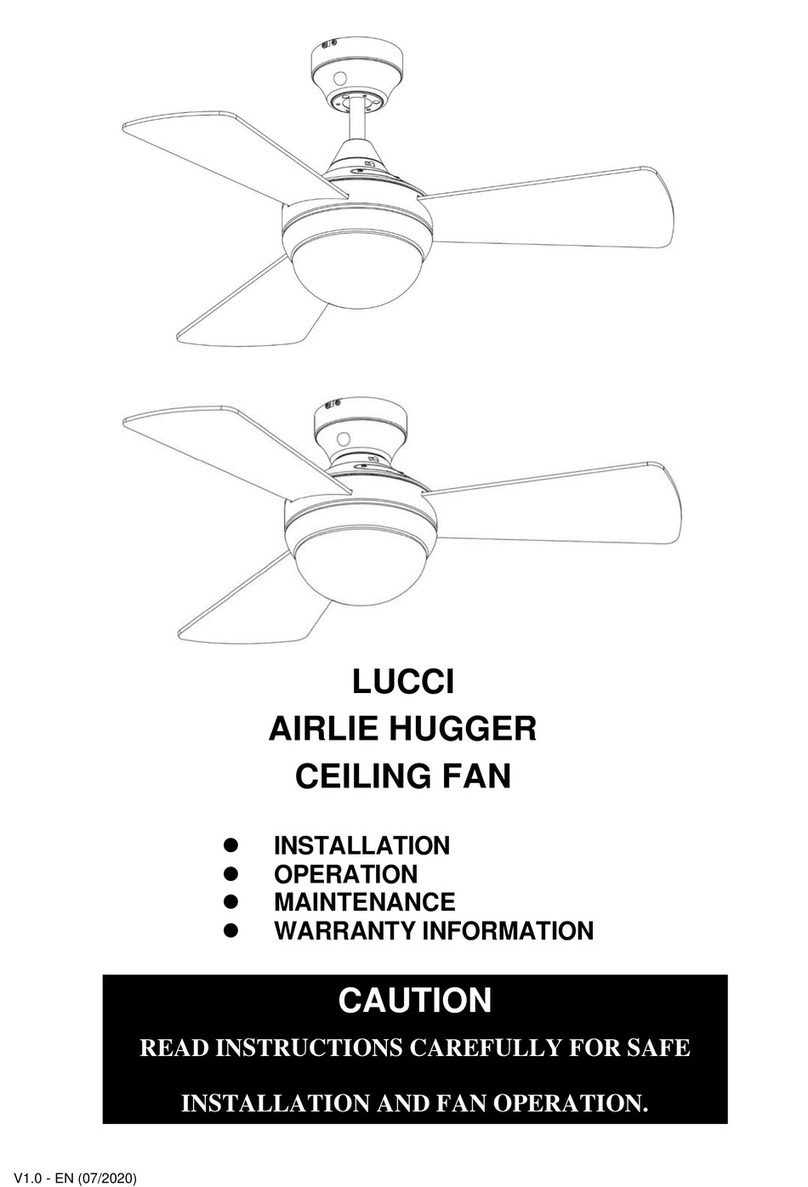 LUCCI AIRLIE HUGGER 36 User manual