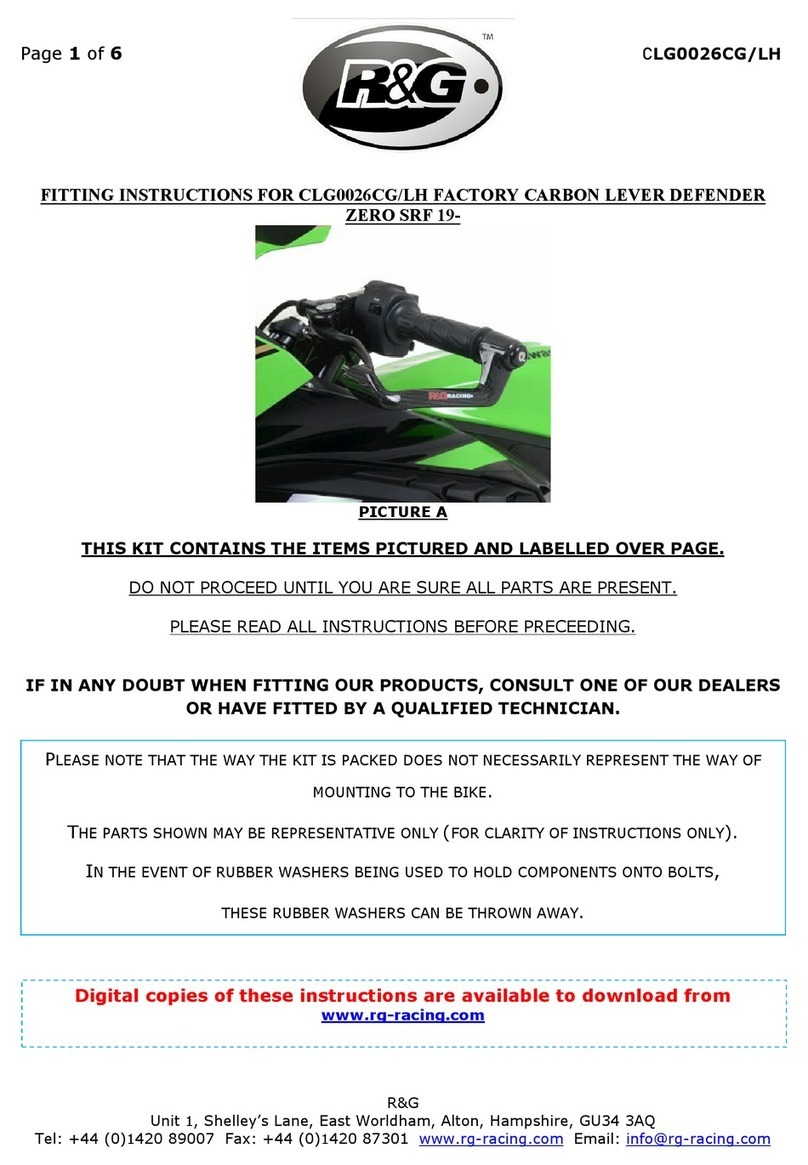 R&G CLG0026CG/LH User manual