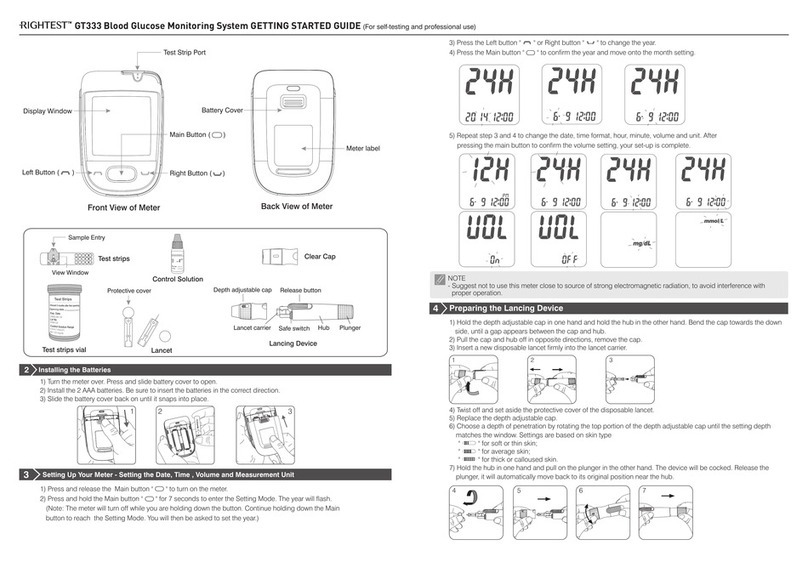 Rightest GT333 Getting started guide