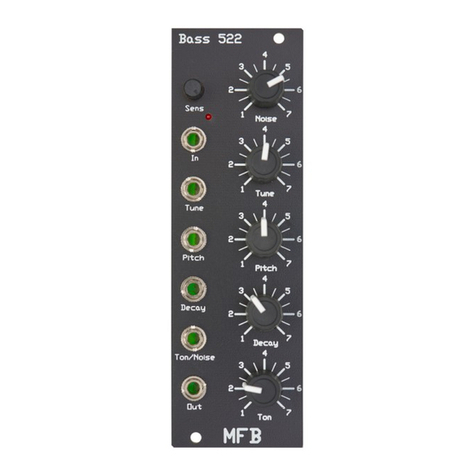 MFB Bass 522 owner's manual