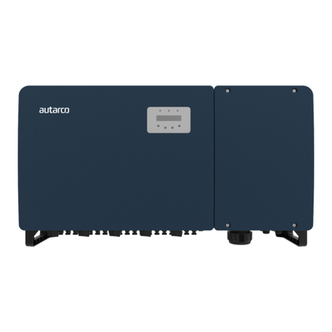 Autarco OX Series Installation and operation manual Autarco OX Series Installation and operation manual
