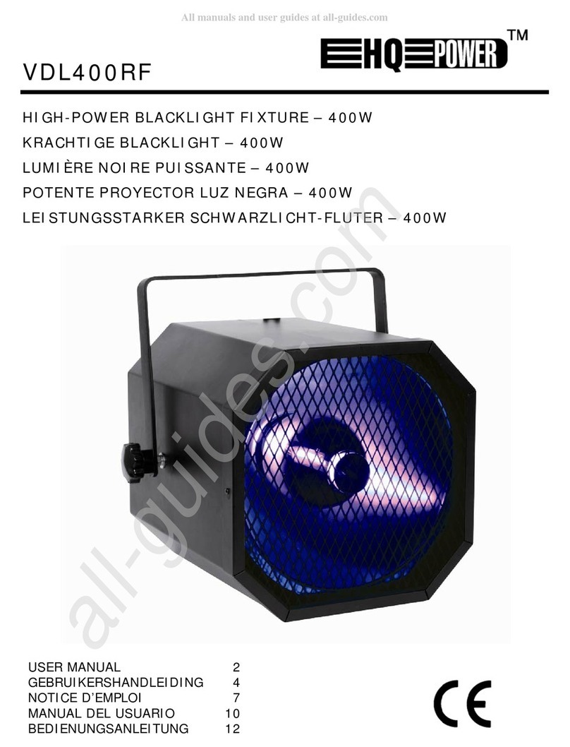 Velleman HQ-Power VDL400RF User manual