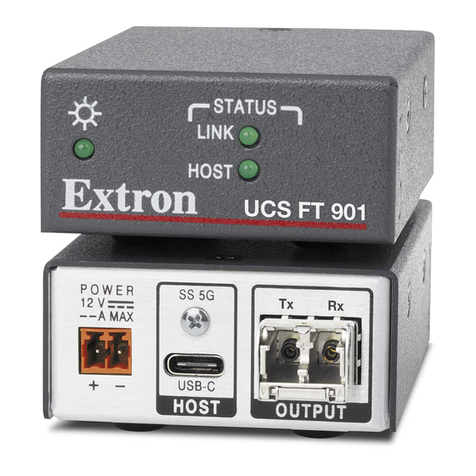 Extron electronics UCS FT 901 Setup guide