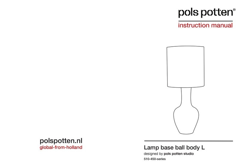 pols potten Lamp base ball body L instruction manual pols potten Lamp base ball body L instruction manual