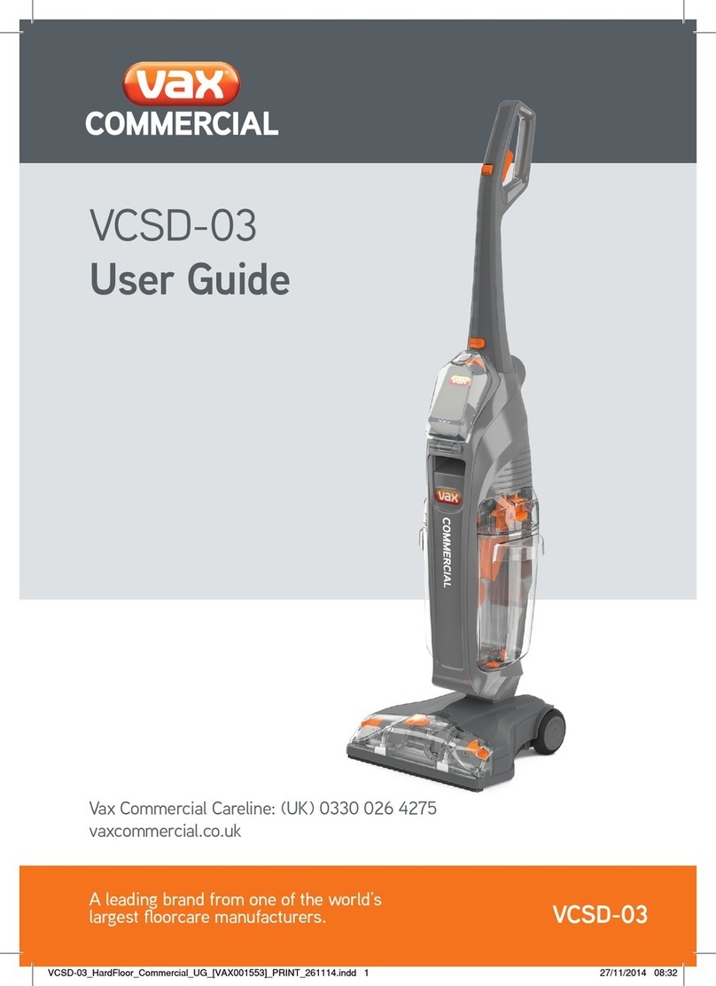Vax VCSD-03 User manual